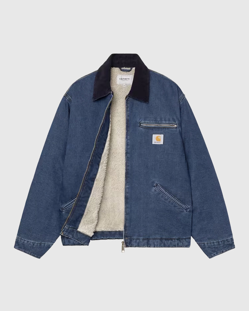 Carhartt WIP Jacket - OG Detroit Denim - Dark Navy/Stone Washed
