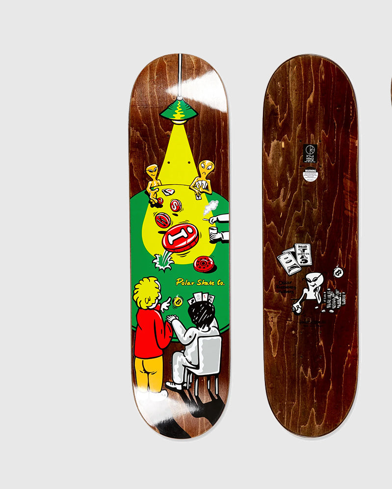 Polar Board - Oscar Rozenberg poker Face - 8.5"