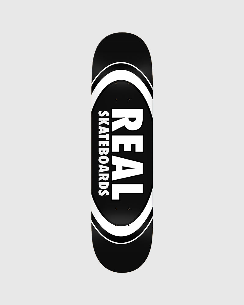 Real Board - Team Classic Oval Black - 8.25"