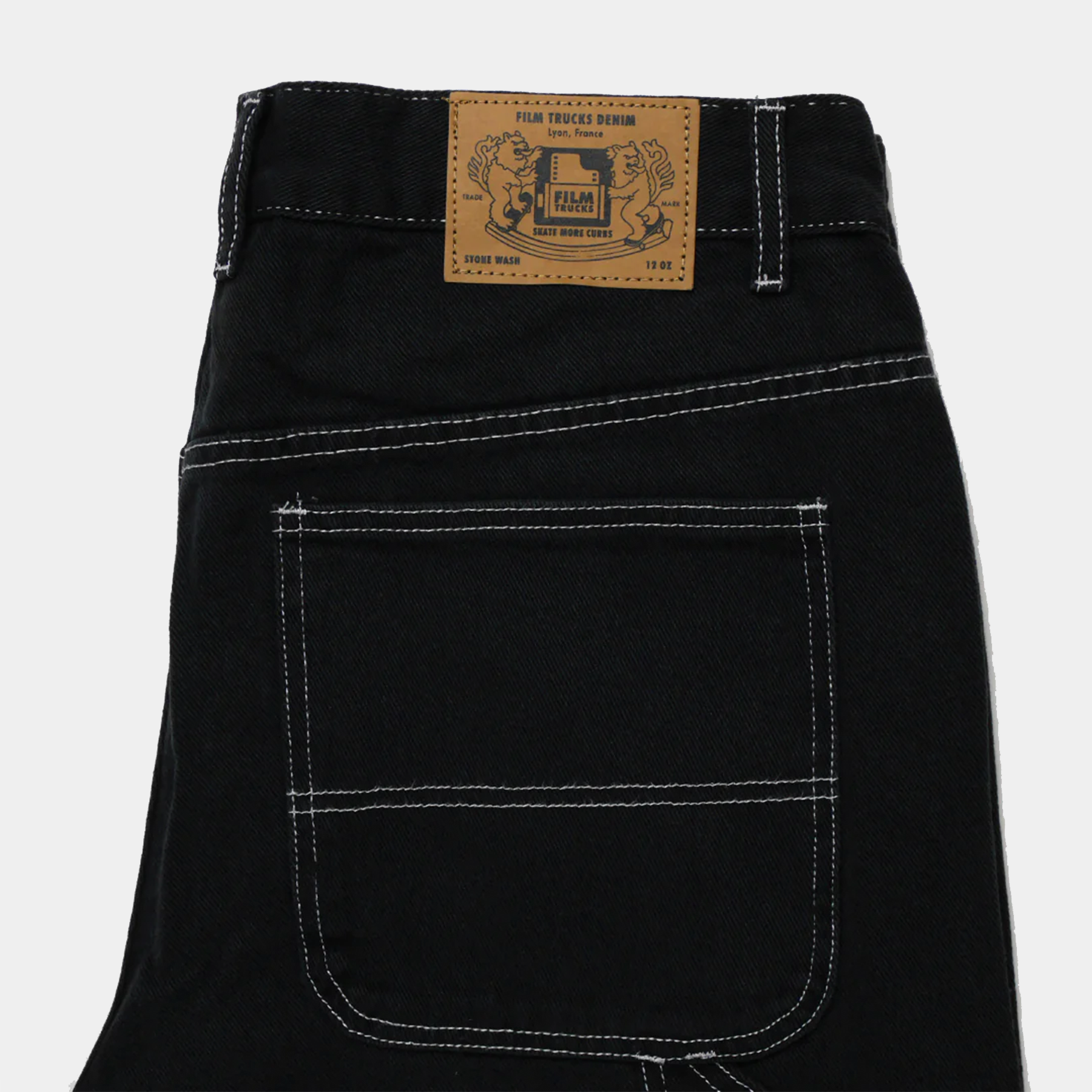 Film Pant - Trucks Painters - Black Washed