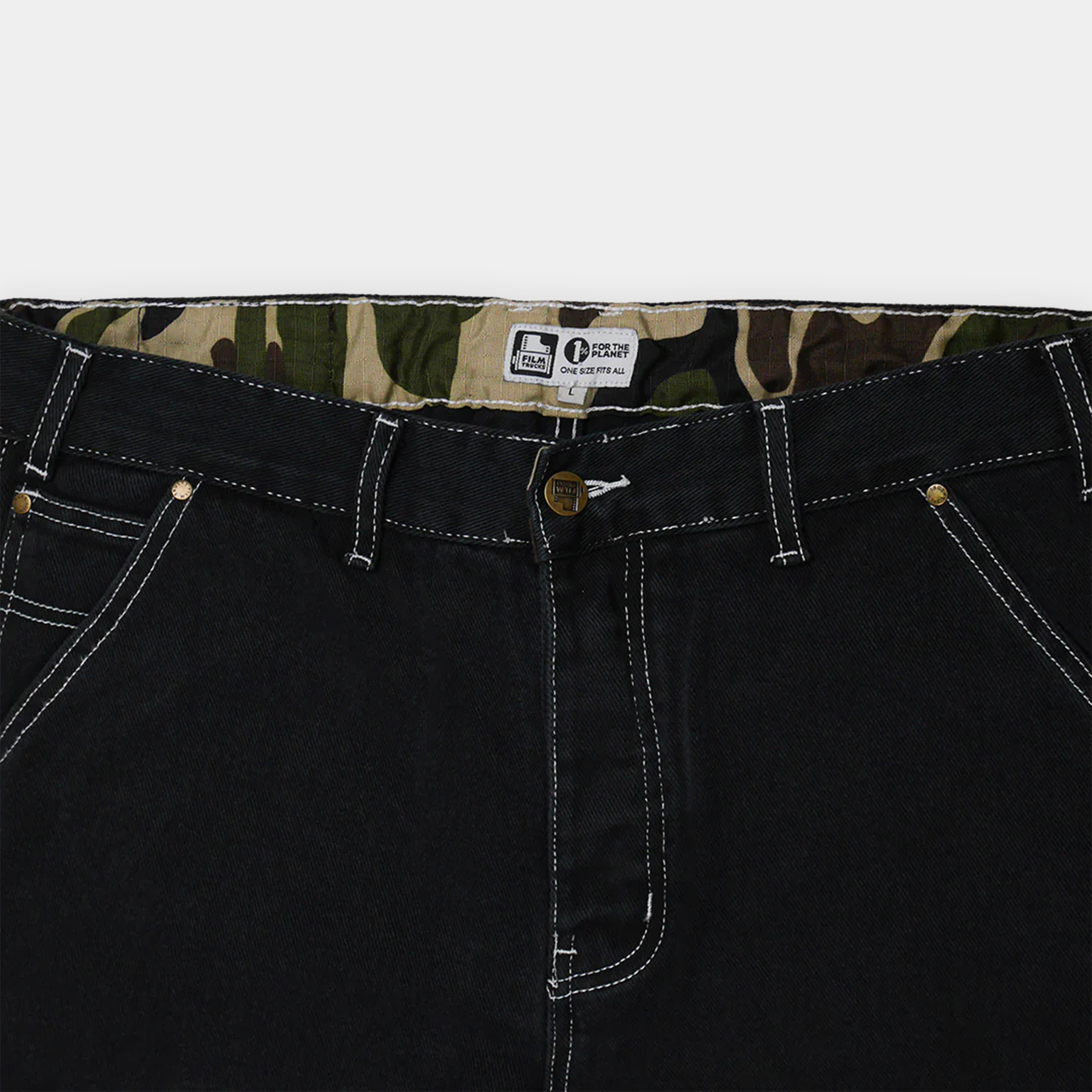 Film Pant - Trucks Painters - Black Washed