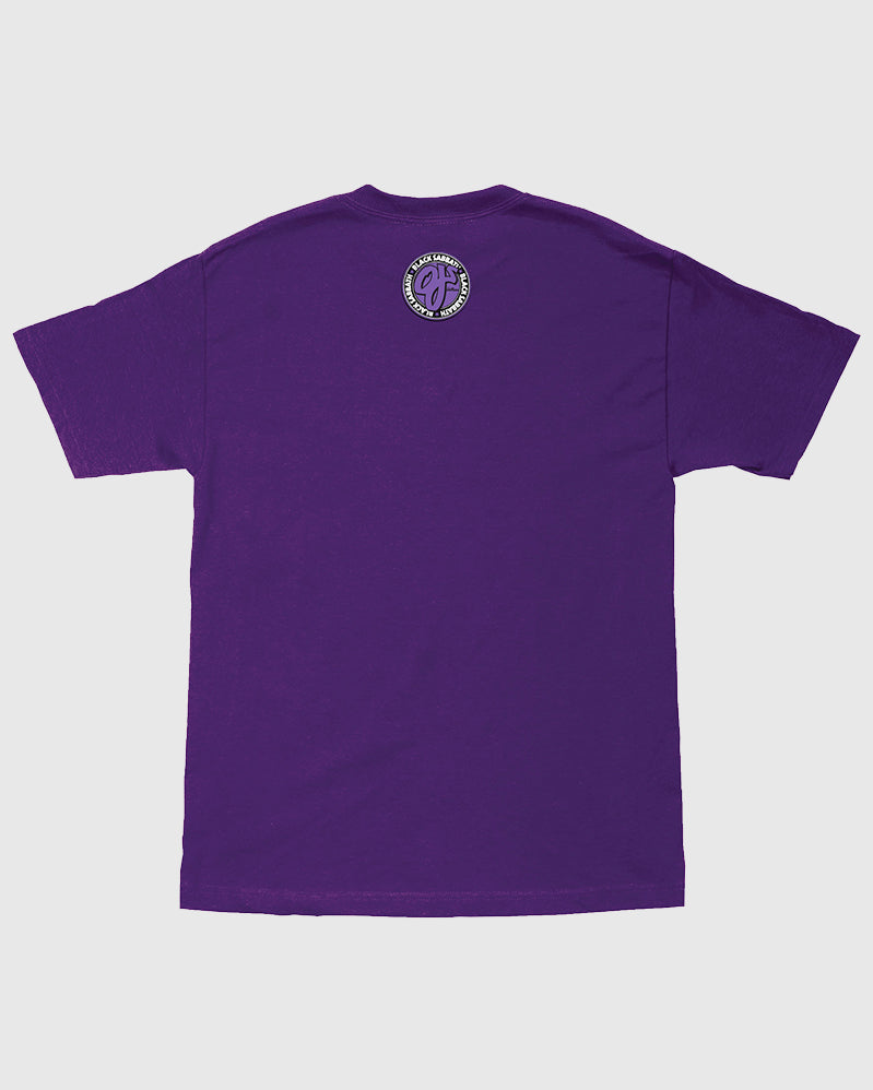 OJ Wheels Tee - Black Sabbath Paranoid Witch - Purple