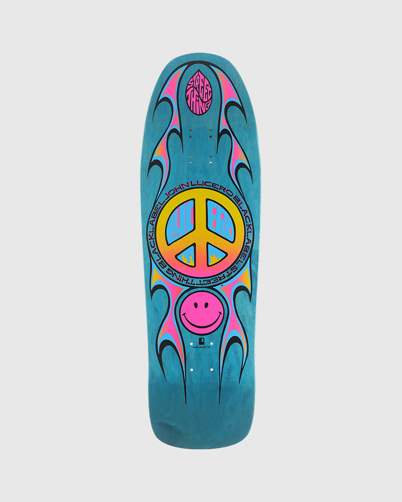 black label board lucero street aqua stain