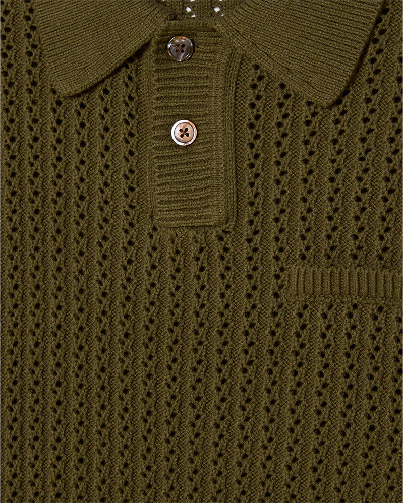 Obey Sweater - Duane Polo - Tea Leaf