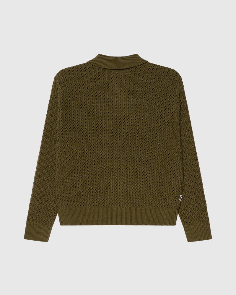 Obey Sweater - Duane Polo - Tea Leaf
