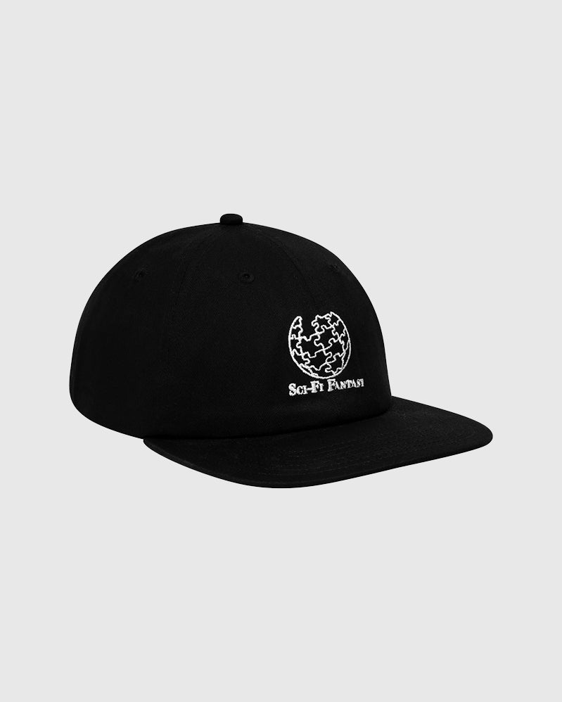 Sci-Fi Casquette - Puzzle Globe - Black