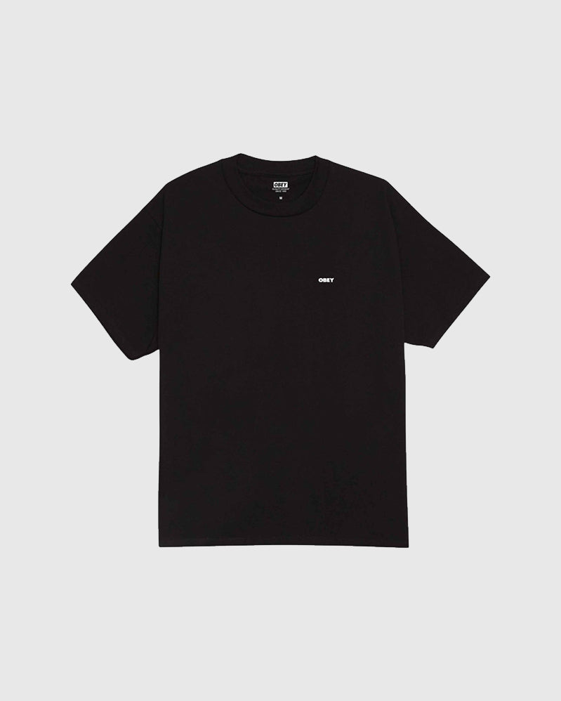 Obey Tee - Quarter Icon - Black