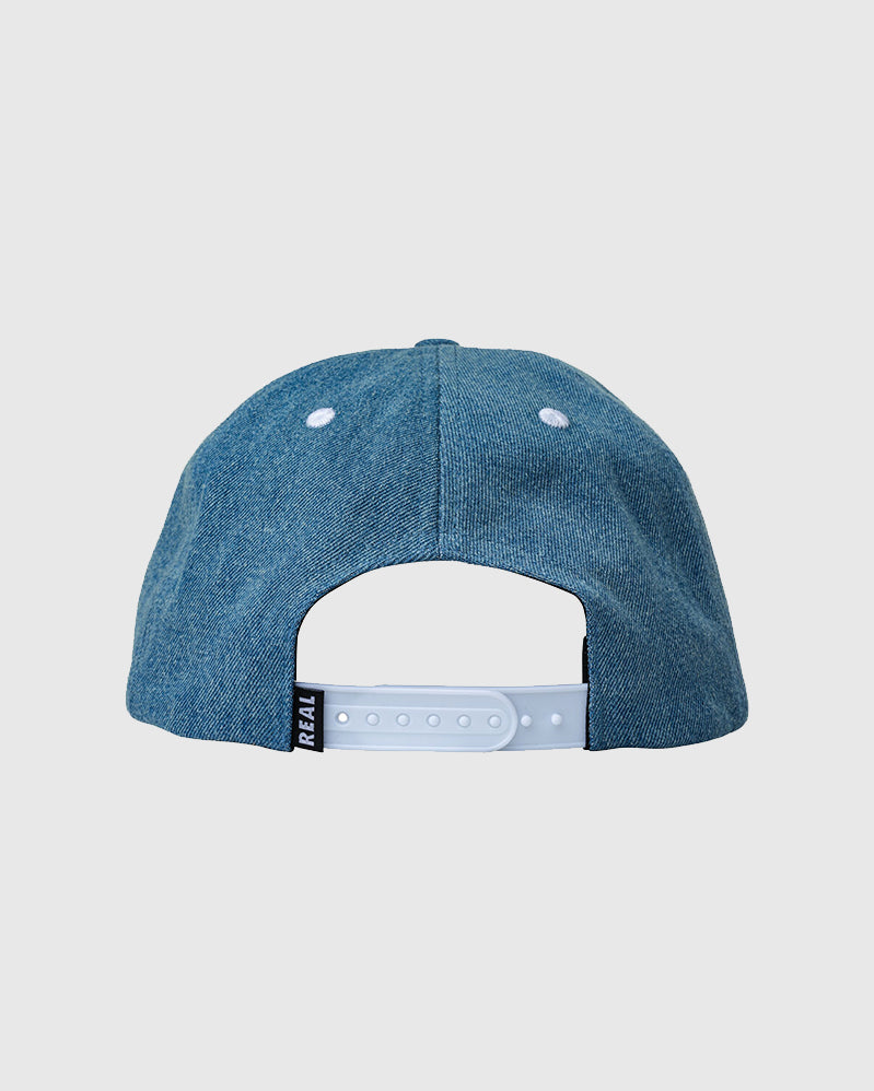 Real Cap - Street Cleaner - Bleached Denim