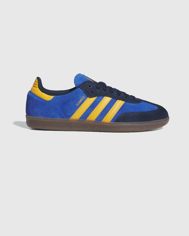 Adidas Shoes - Samba - Blue/Yellow/Gum