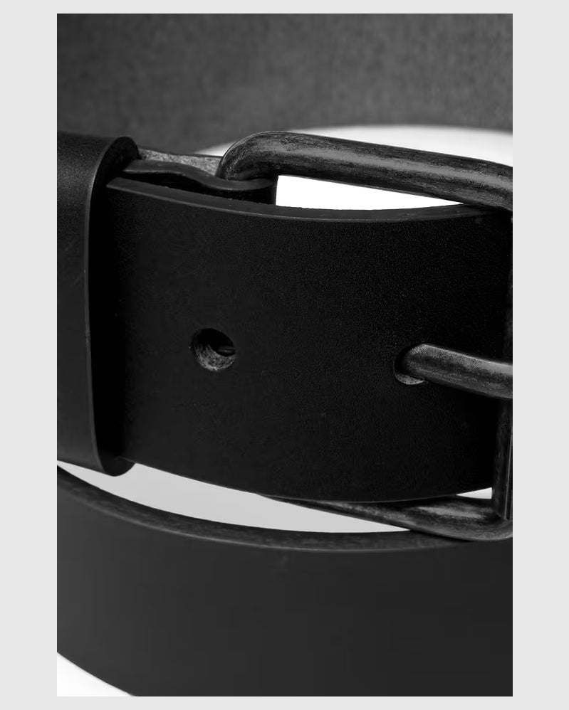 Carhartt WIP Ceinture - Script - Leather Black