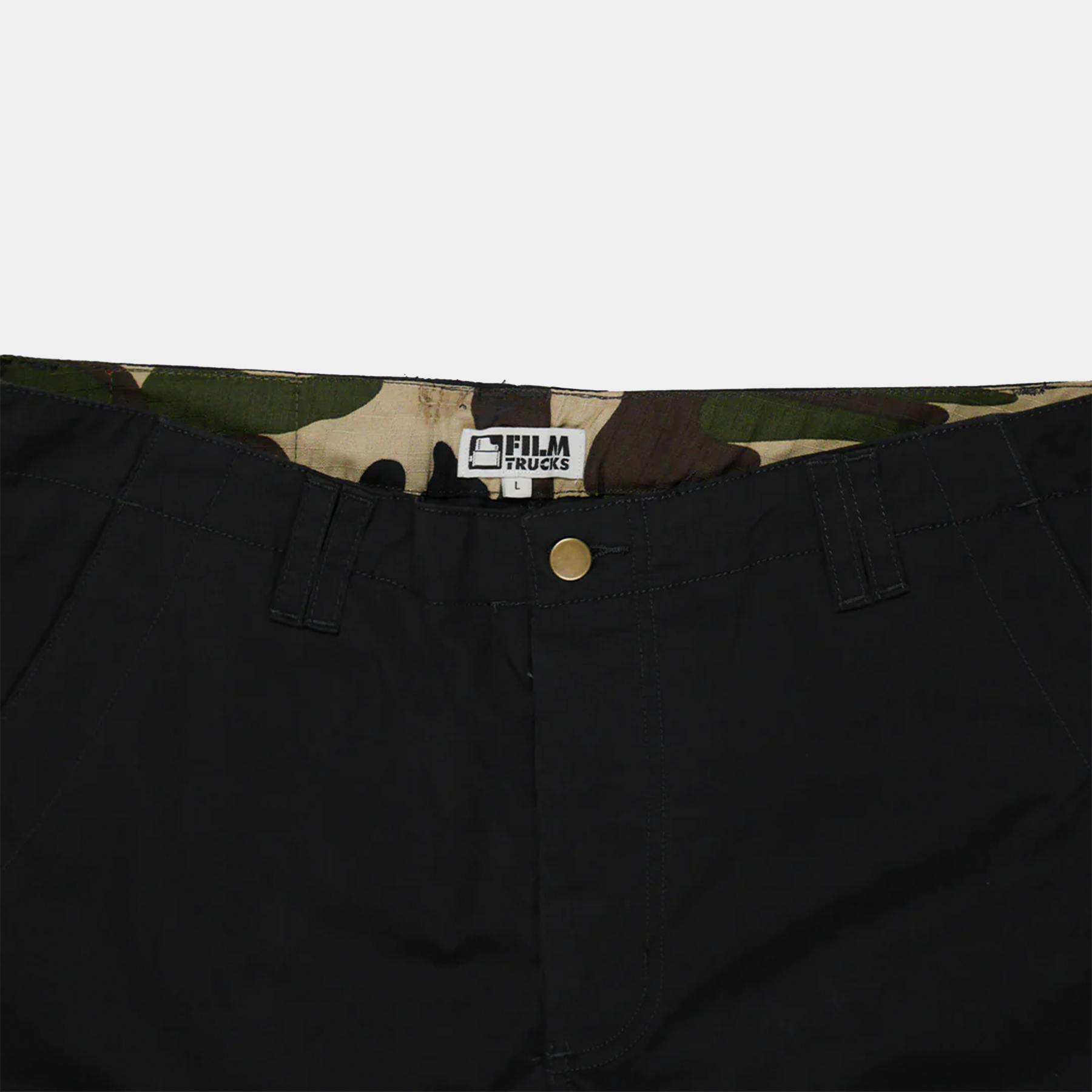 Film Short - Cargo Ripstop - Black