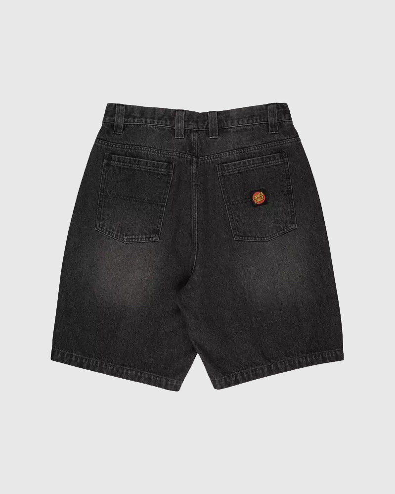 Santa Cruz Short - Big Shorts - Washed Black