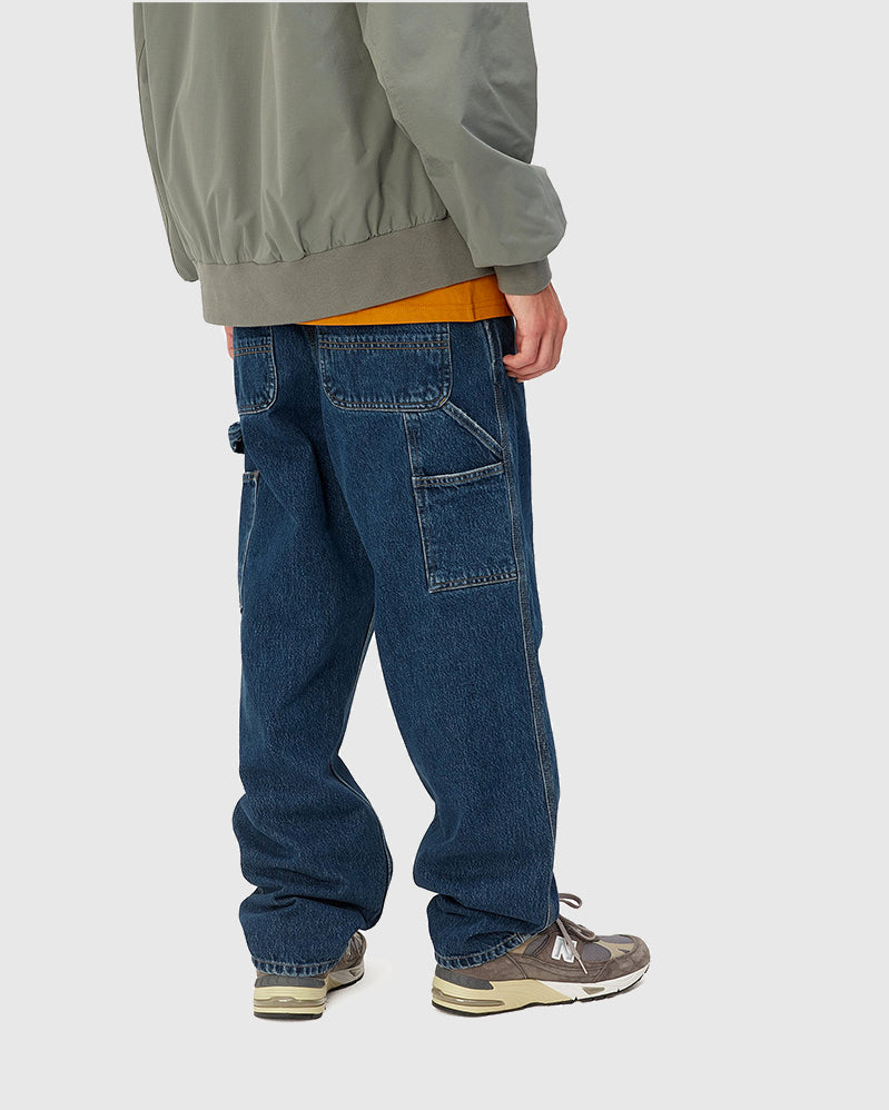Carhartt WIP Pant - Single Knee Pant - Blue Stone Washed - L32