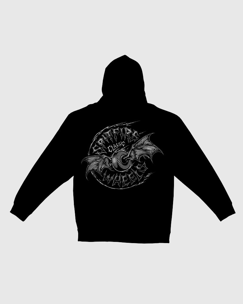 Spitfire Hoodie - Batwing - Black