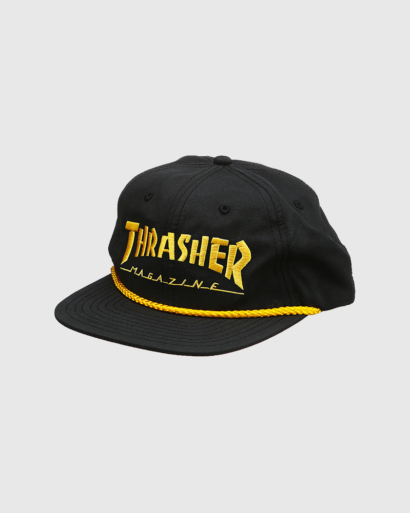 Thrasher Casquette - Rope - Black/Yellow