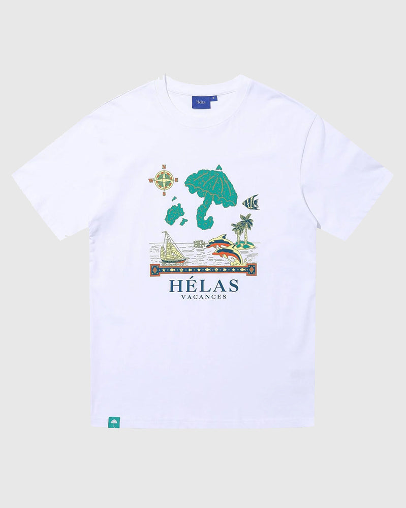 Helas Tee - Vacances - White