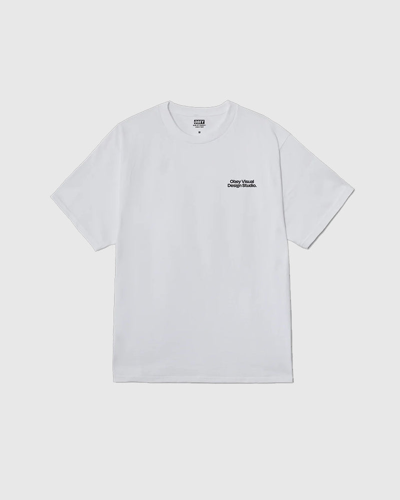 Obey Tee - Visual Design Studio - White