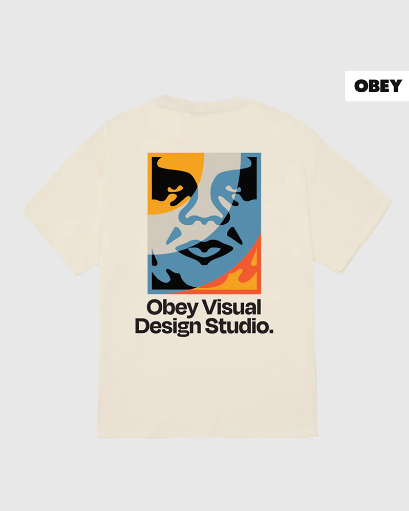 Obey Tee - Visual Design Studio - Cream