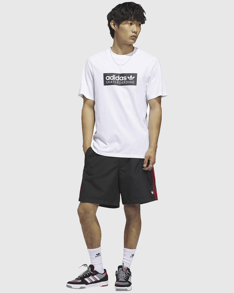 Adidas Short - Skate Water - Black/White/Red