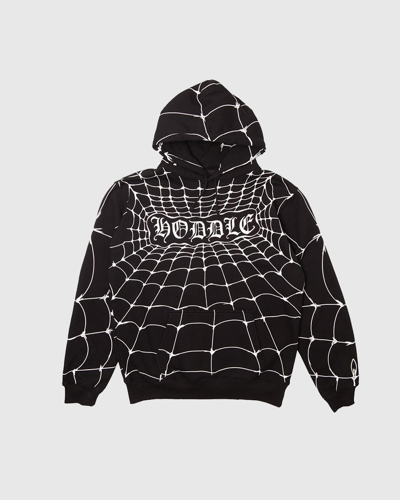 Hoddle Hoodie - Web - Black