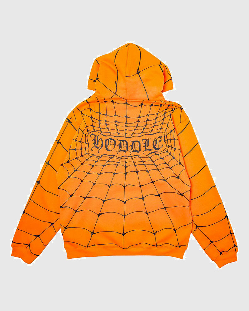 Hoddle Hoodie - Web - Orange