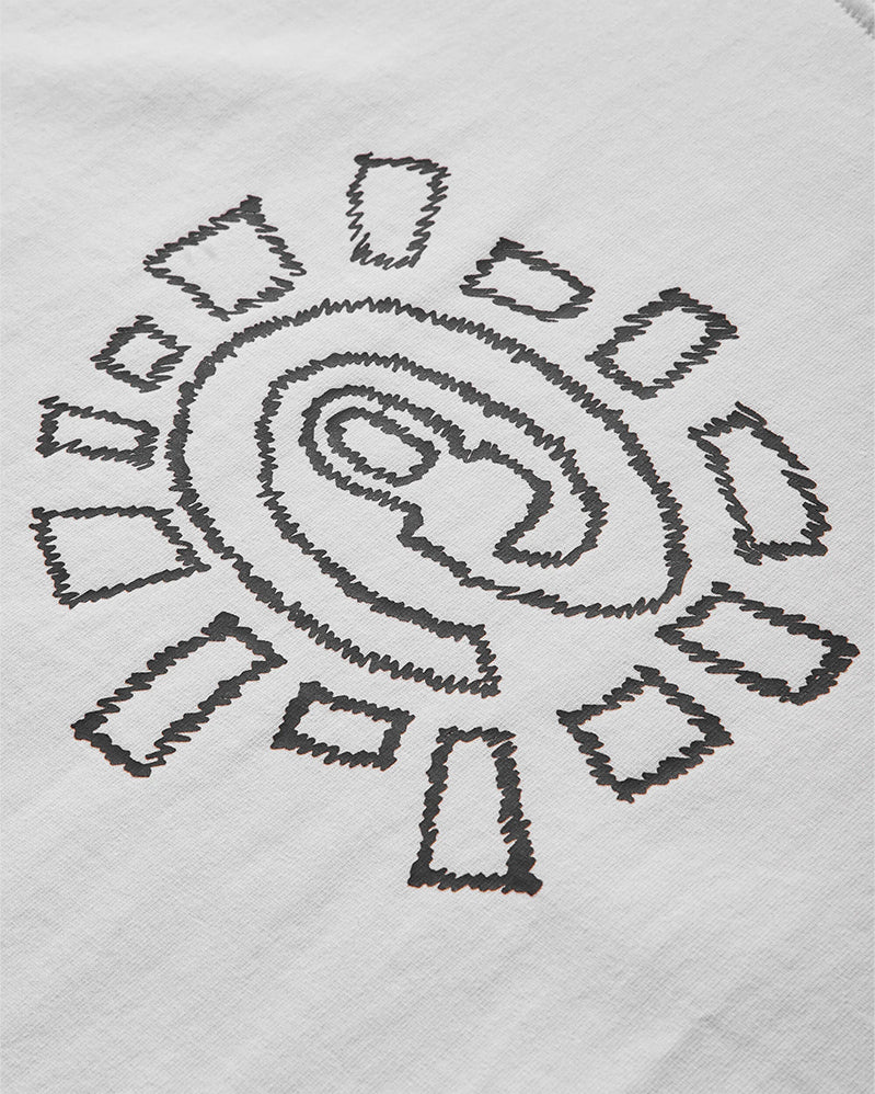 Always Tee - Sketchy Sun - White