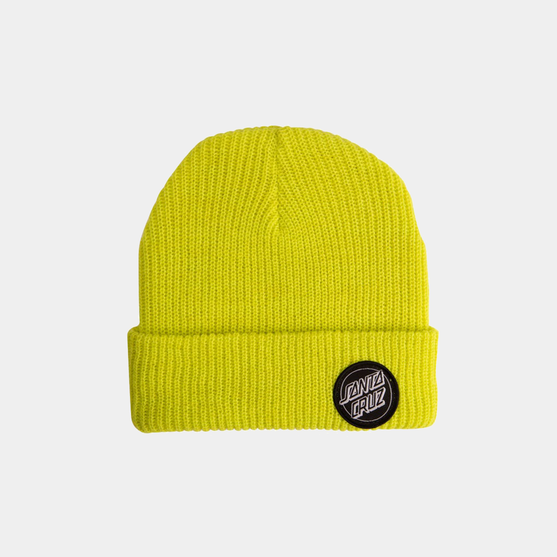 bonnet Santa Cruz - outline dot couleur citron