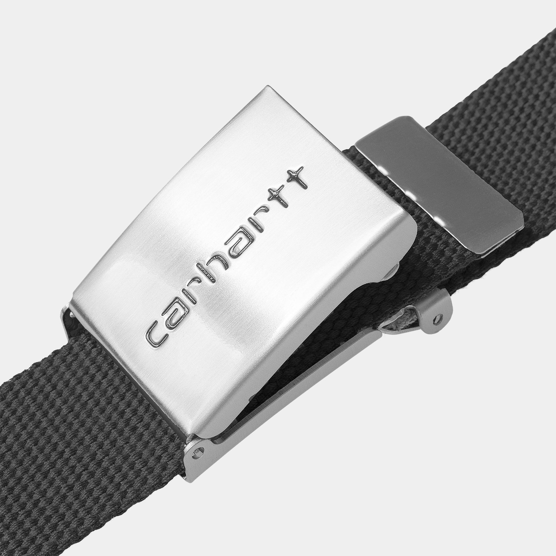 Carhartt Ceinture - Clip Belt Chrome - Black