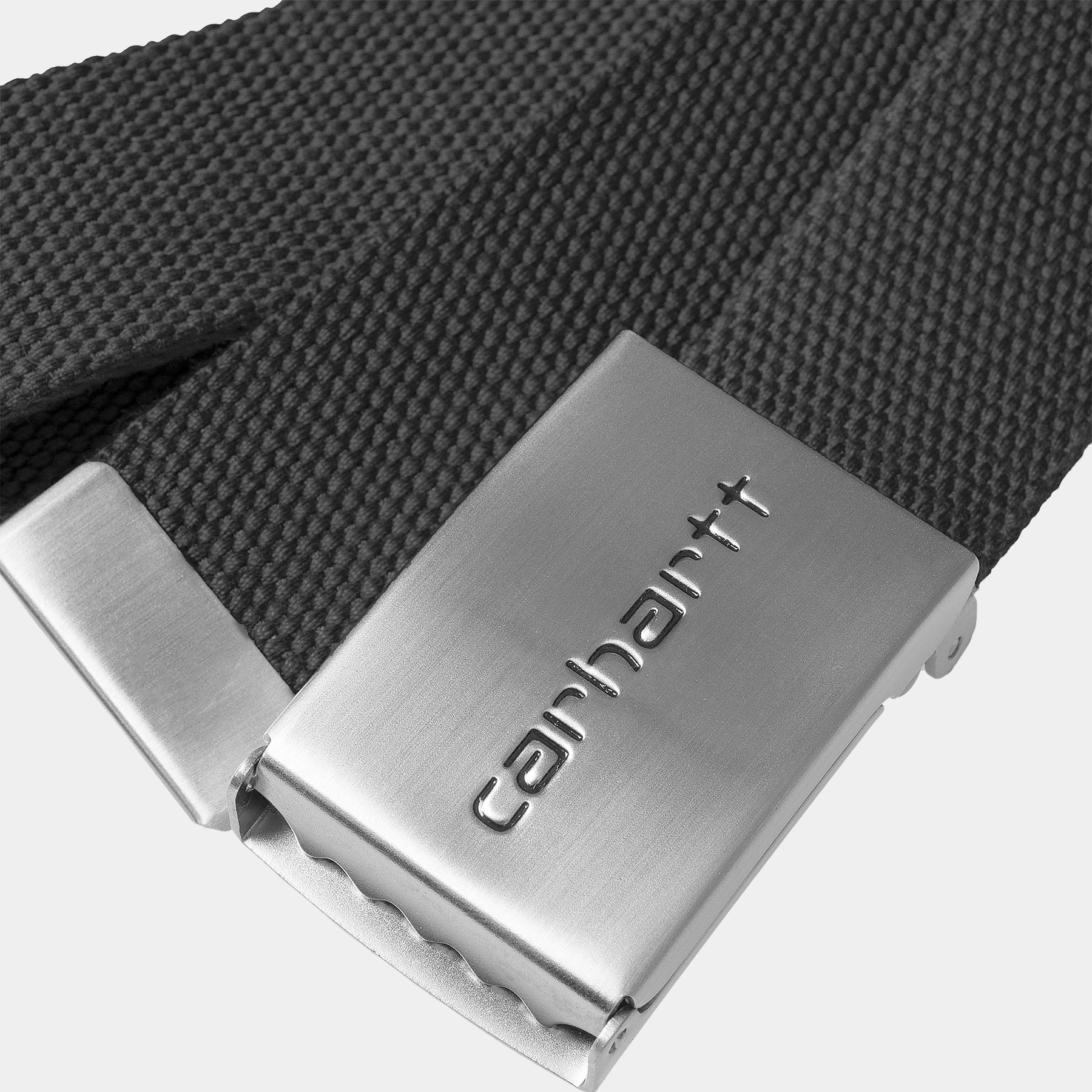 Carhartt Ceinture - Clip Belt Chrome - Black
