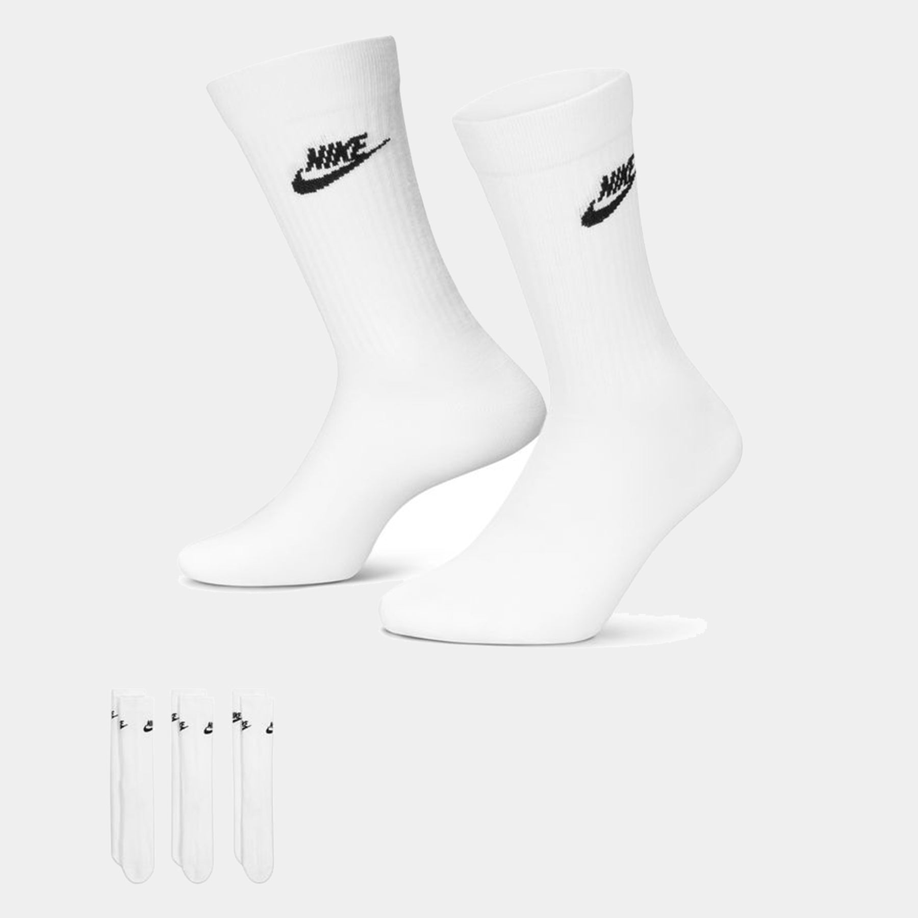 Nike Sportswear Chaussette - Everyday Essential - Black/White