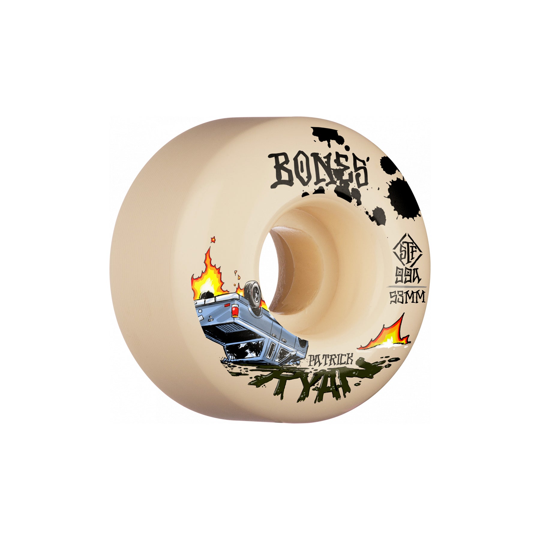 Bones Wheels - STF V4 Ryan Crash & Burn 53mm