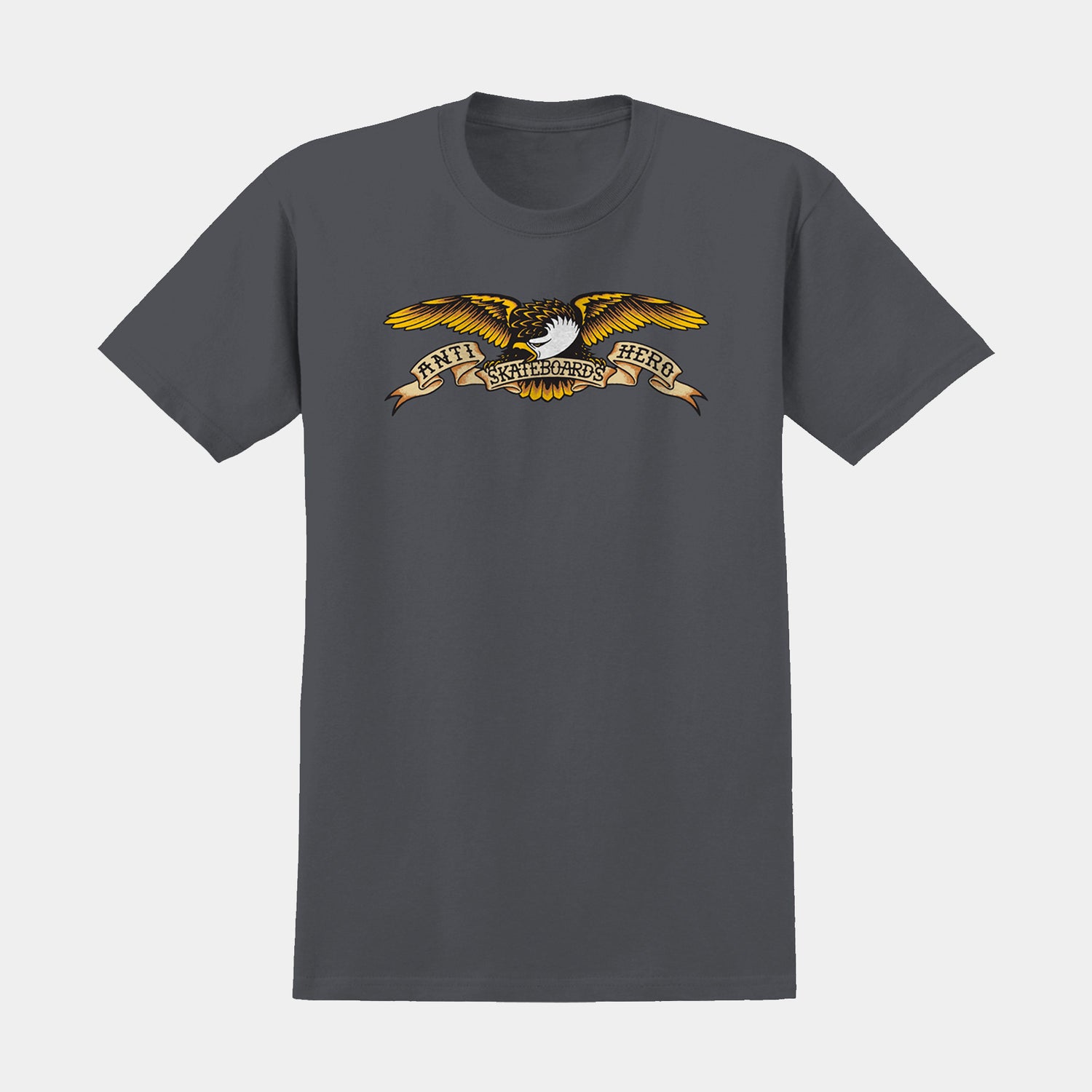 Antihero Tee - Eagle - Charcoal