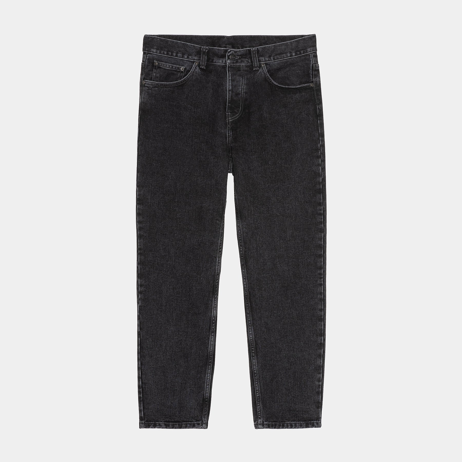 Carhartt WIP Pant - Newel - Black Stone Washed