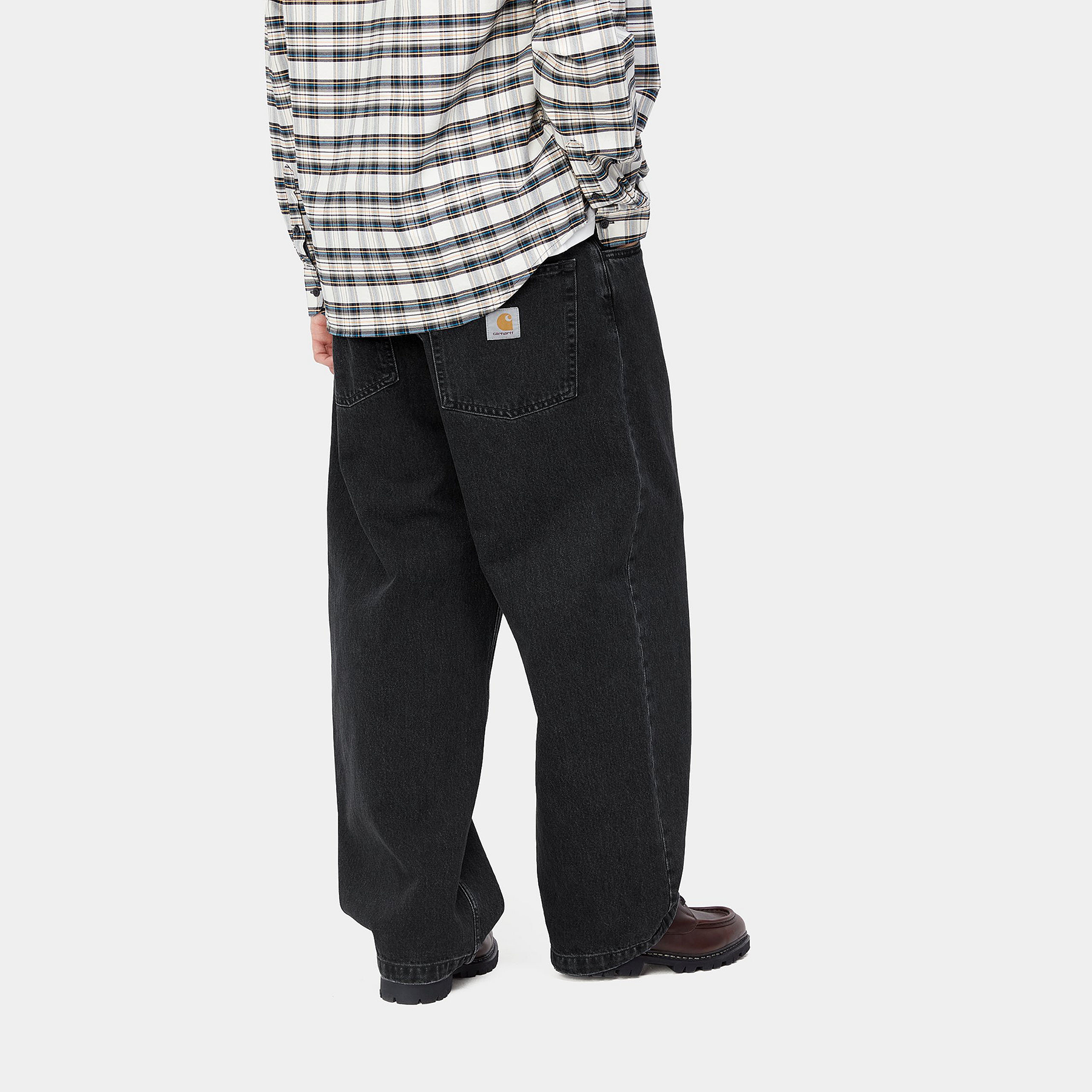 Carhartt WIP Brandon Pants - Black Stone Washed