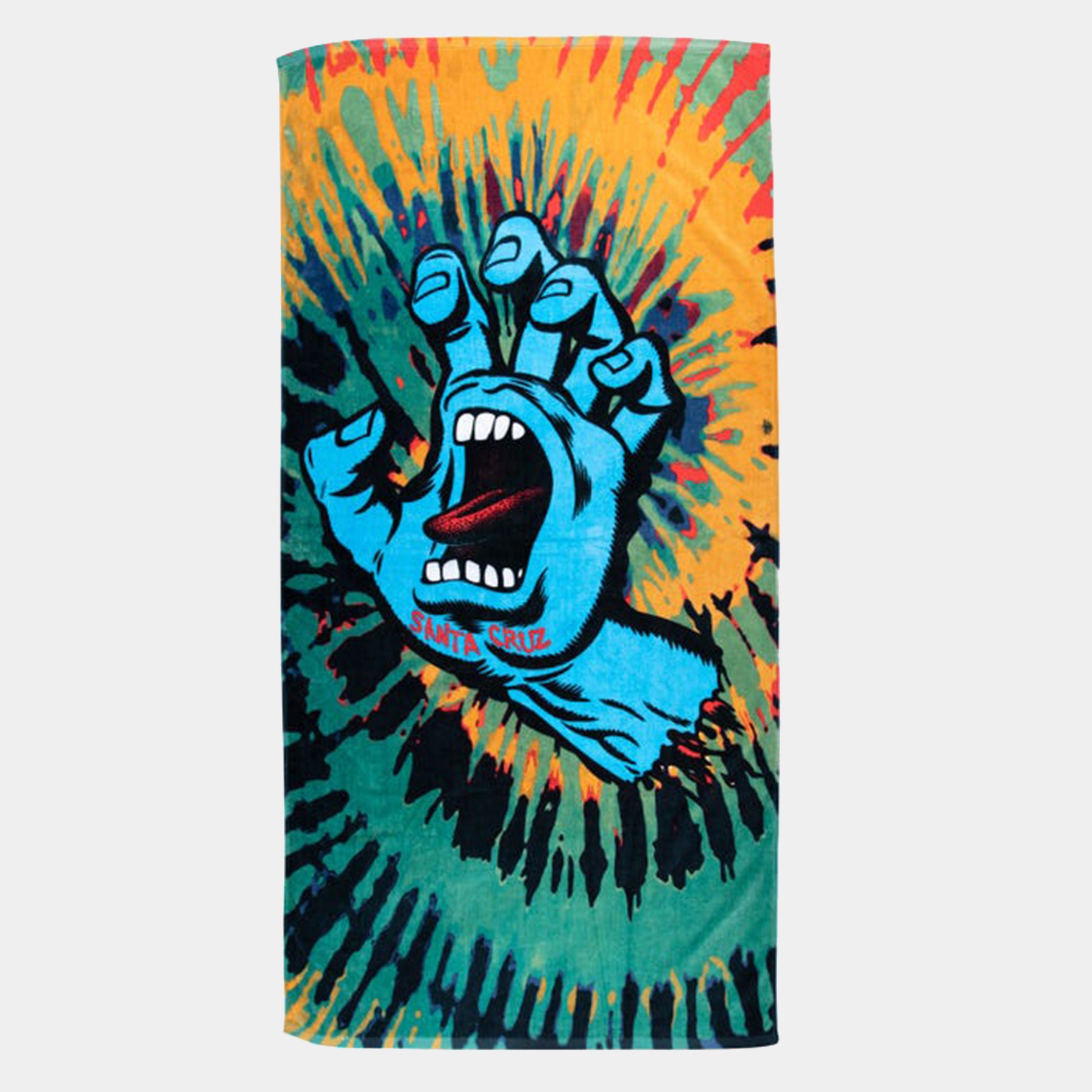 Santa Cruz Beach Towel - Screaming Hand