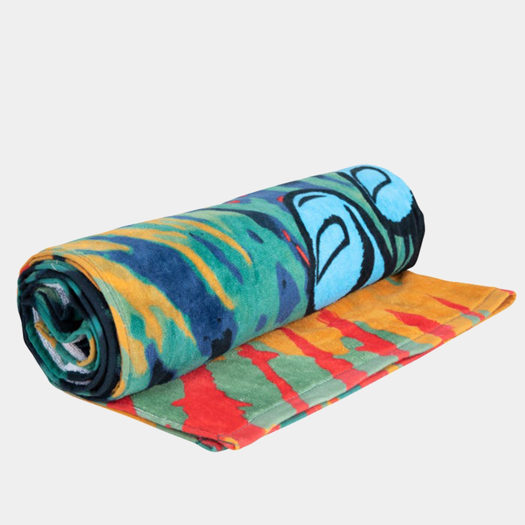 Santa Cruz Beach Towel - Screaming Hand