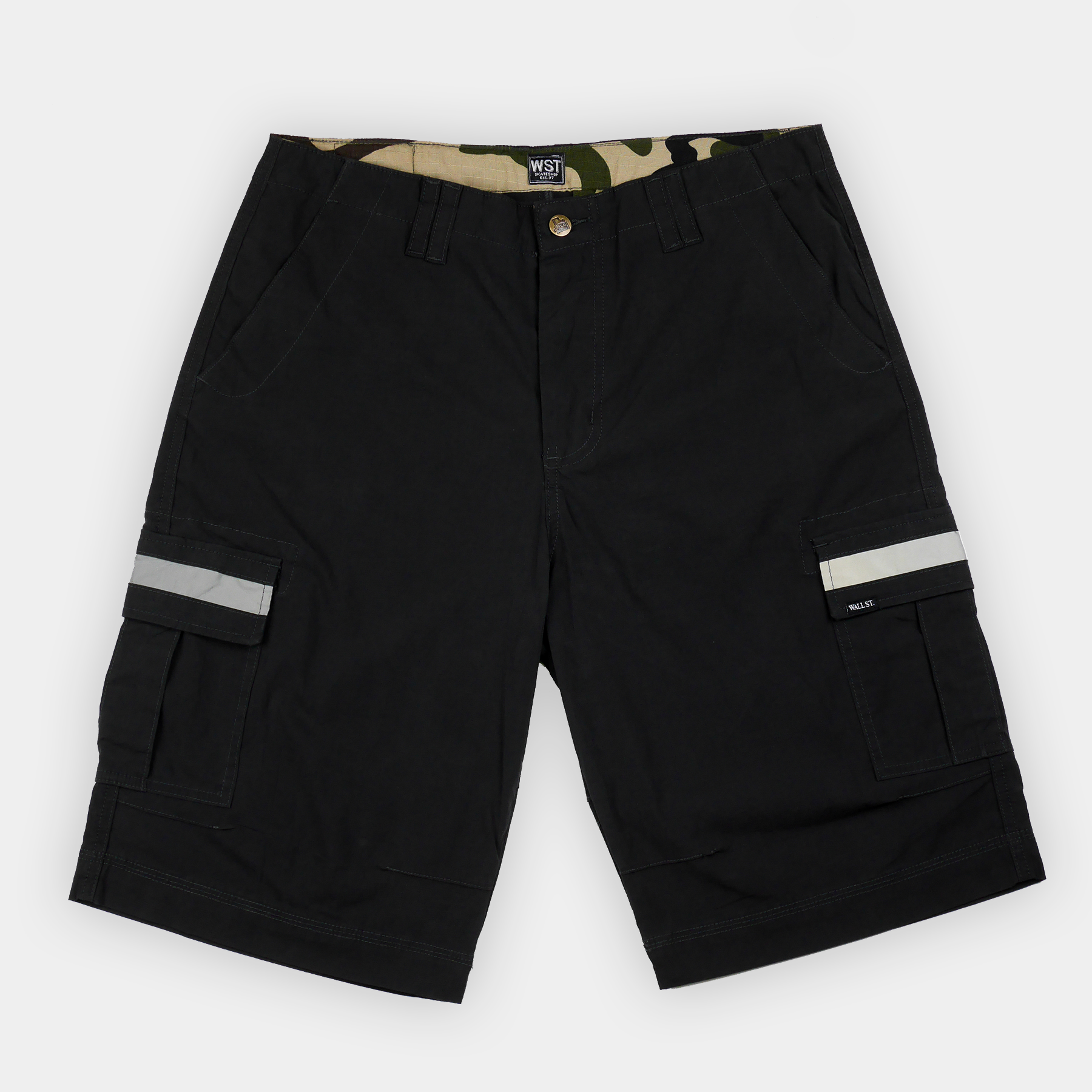 Wallstreet Short - Reflective - Black
