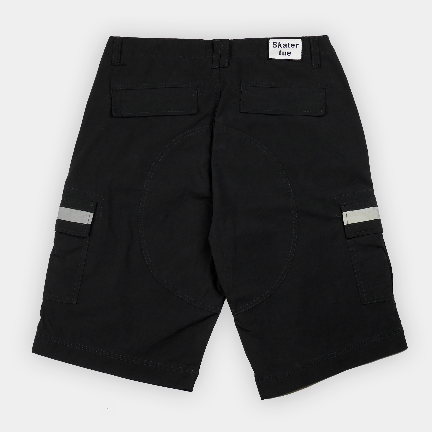 Wallstreet Short - Reflective - Black