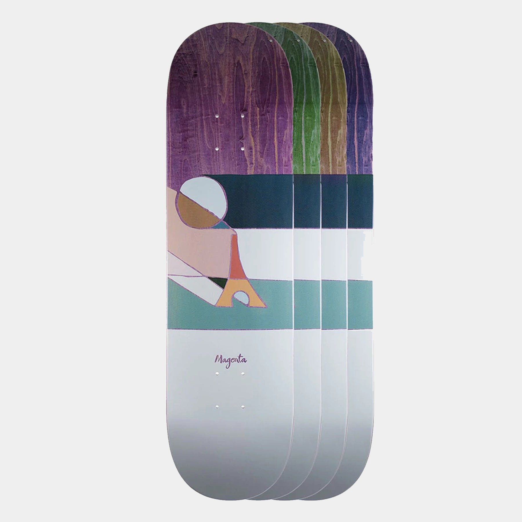 Magenta Board - Sunset One Offs - 8&quot;