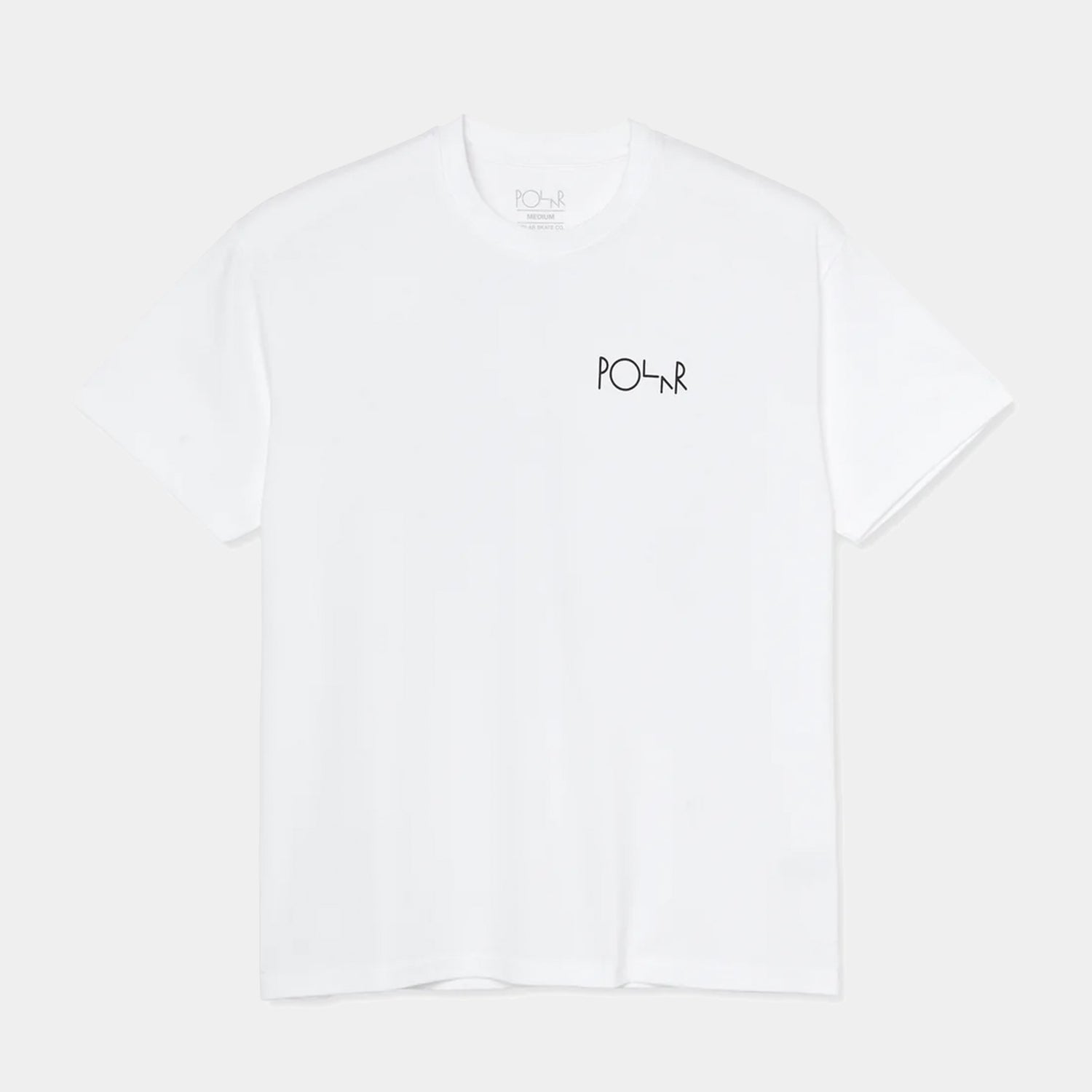 Polar Tee - Stroke Logo - White