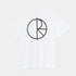 Tee-shirt pour enfant de la marque Polar, couleur blanc, Stroke logo, vue de dos