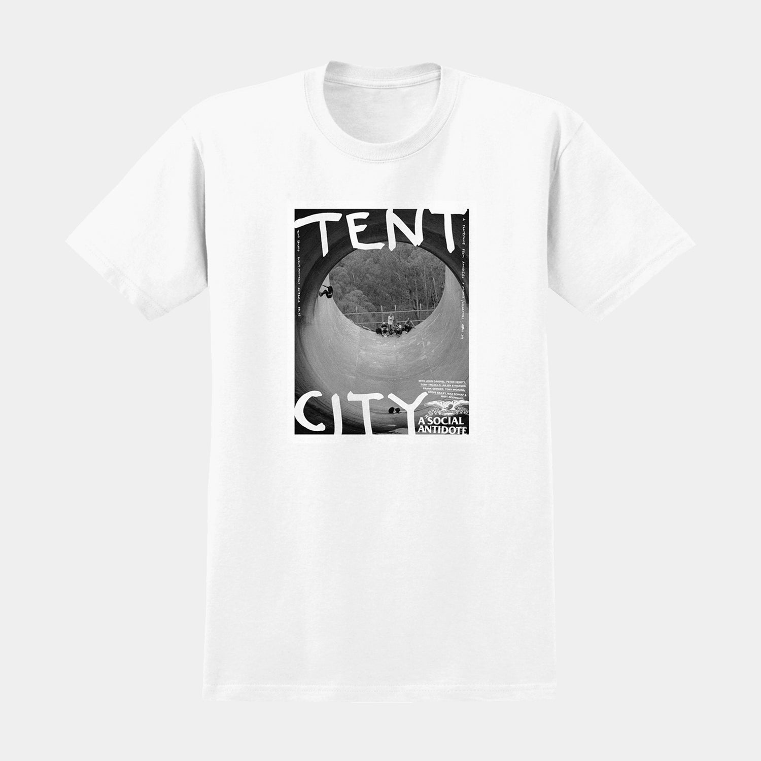 Antihero Tee - Tent City - White