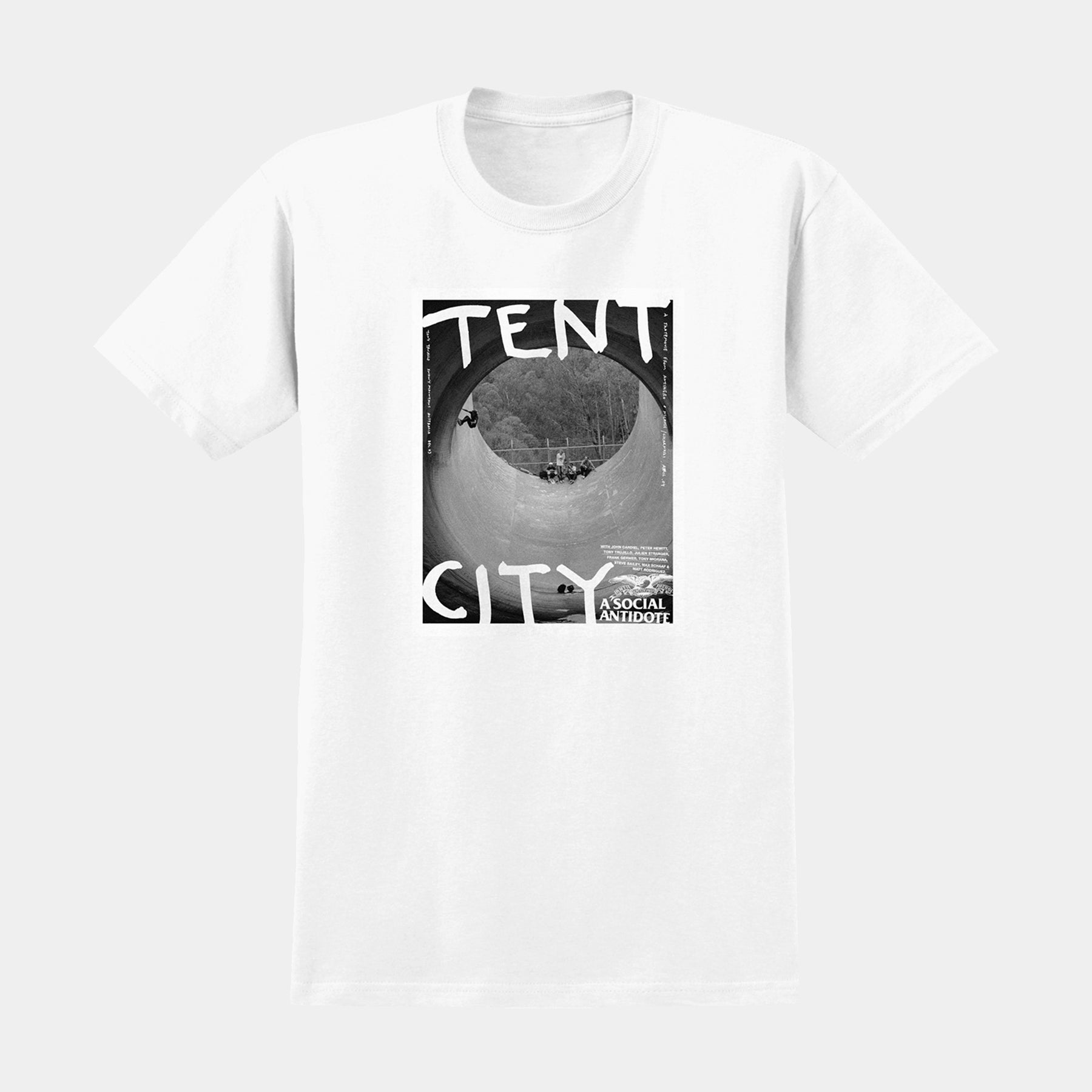 Antihero Tee - Tent City - White