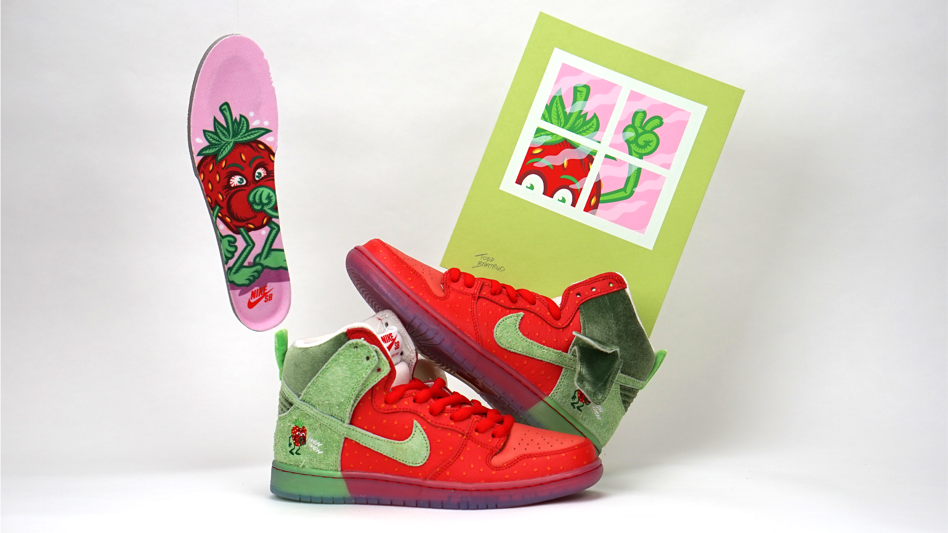 Nike SB Dunk high strawberry cough 🍓