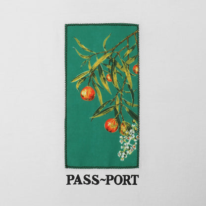 Pass-port Tee - Quandong - White