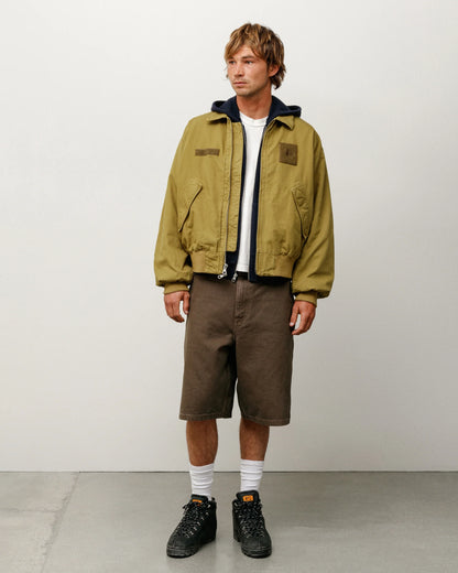 Stussy Short - Work - Wash Canvas - Brown