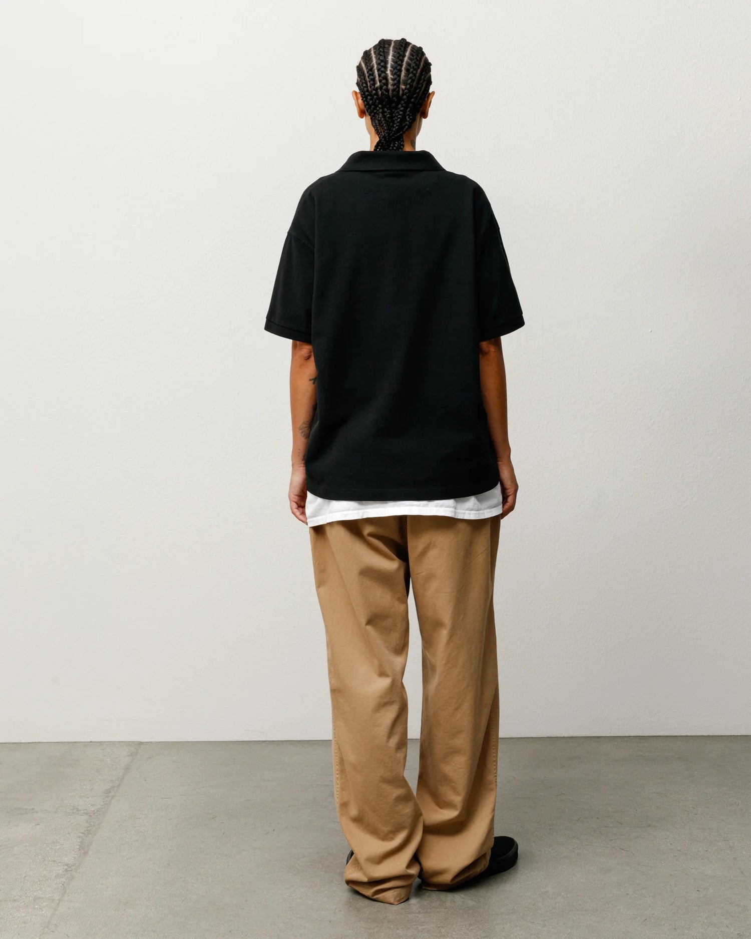 Stussy Polo - Classique Pique - Black