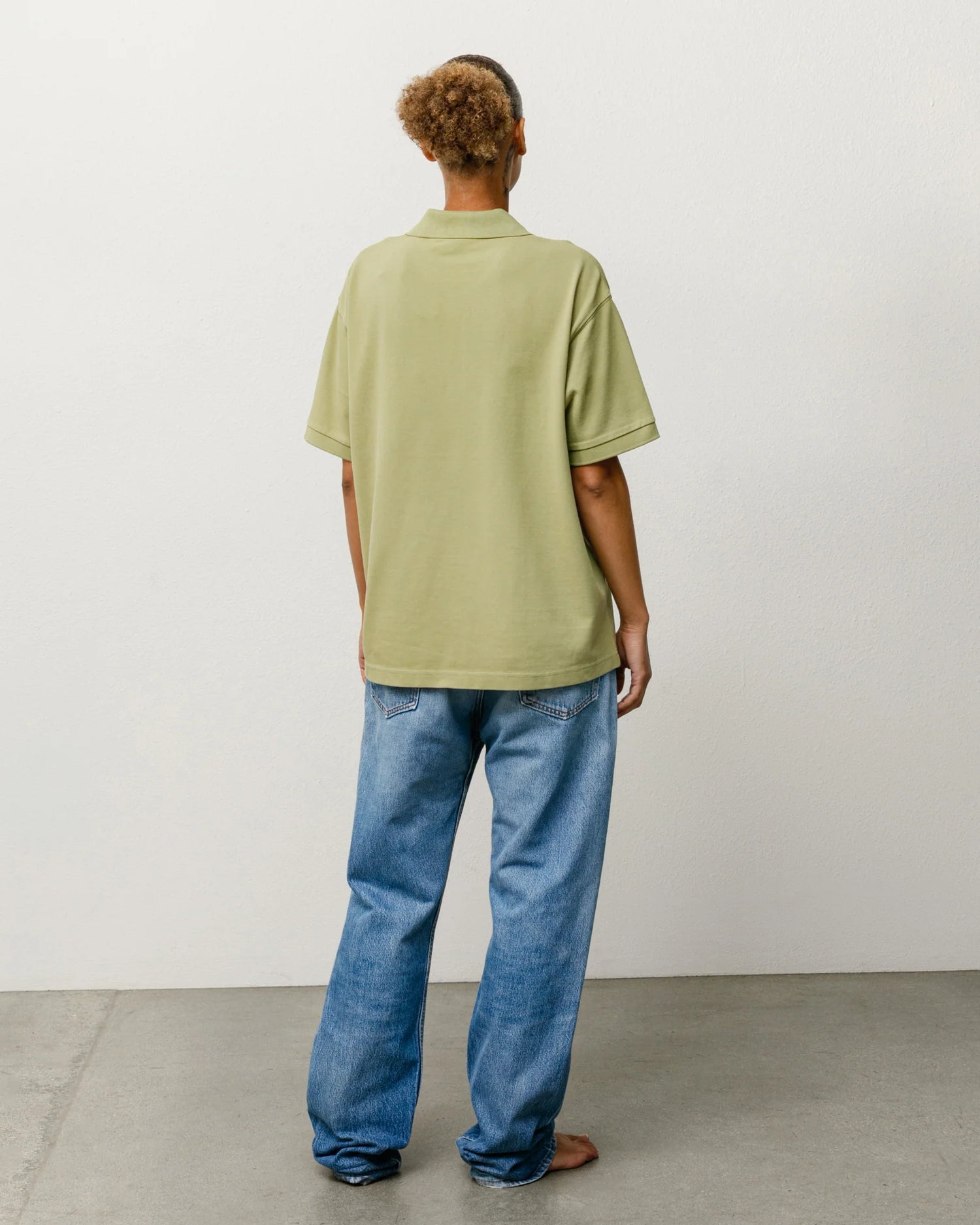 Stussy Polo - Classique Pique - Leaf