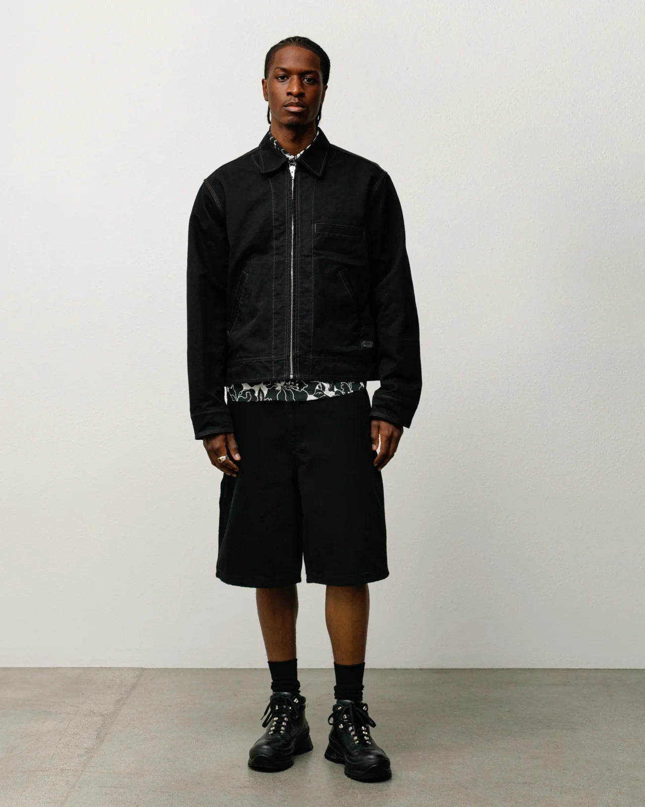 Stussy Veste - Work Collared - Black