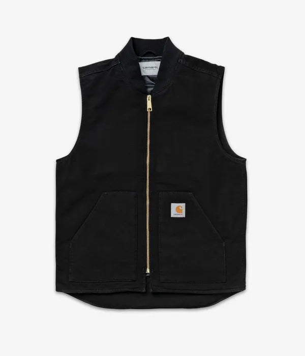 Carhartt WIP Jacket - Classic Vest - Black Rinsed